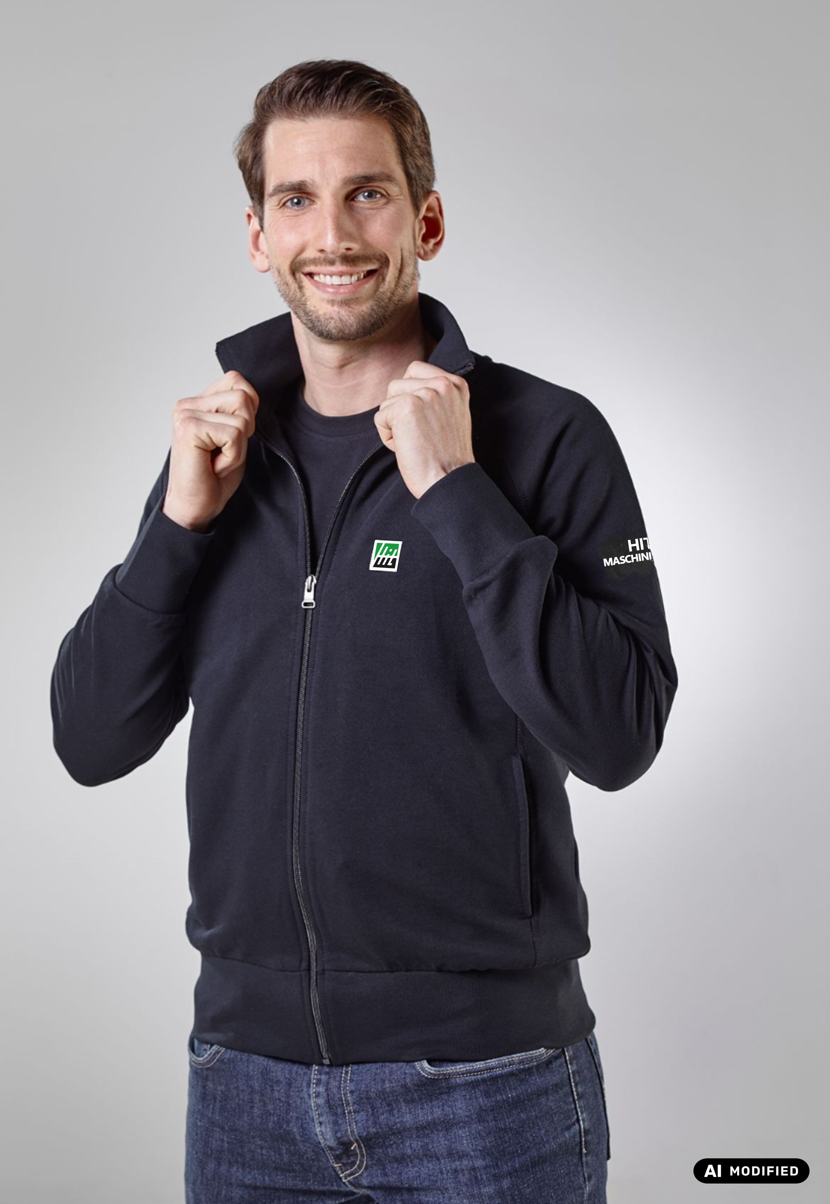 H.I.T. Herren-Sweatjacke