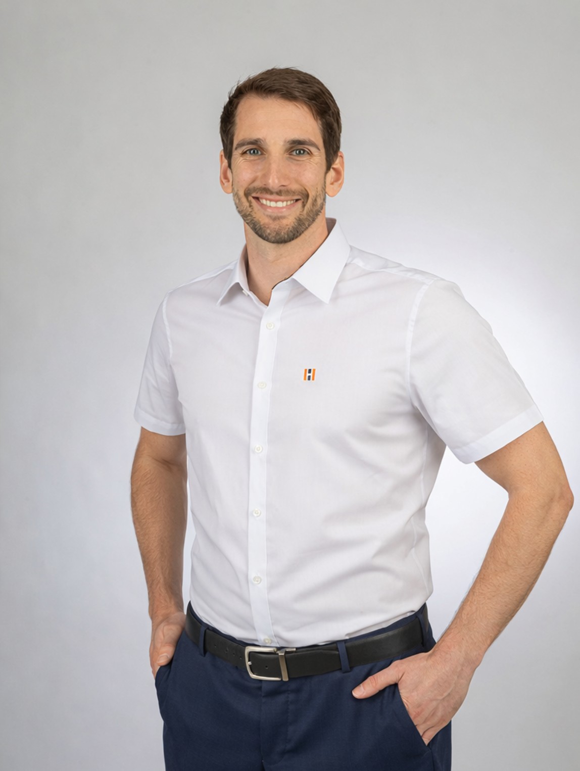 HOLZ-HER Kurzarm-Hemd OLYMP Level5 "Body Fit" 